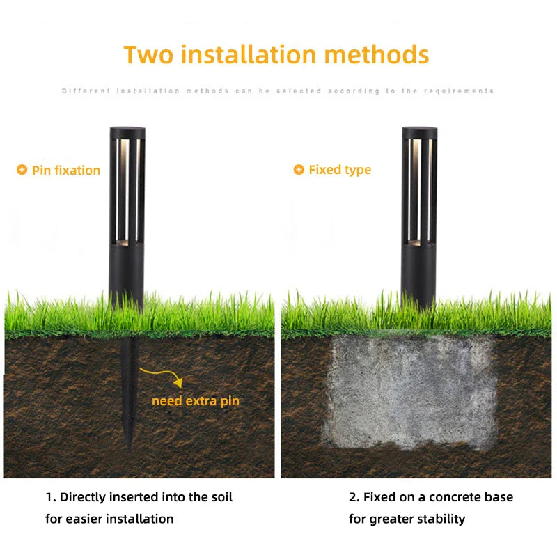 Afralia™ Solar LED Lawn Light: Stylish Waterproof Outdoor Landscape Lighting for Villas & Gardens