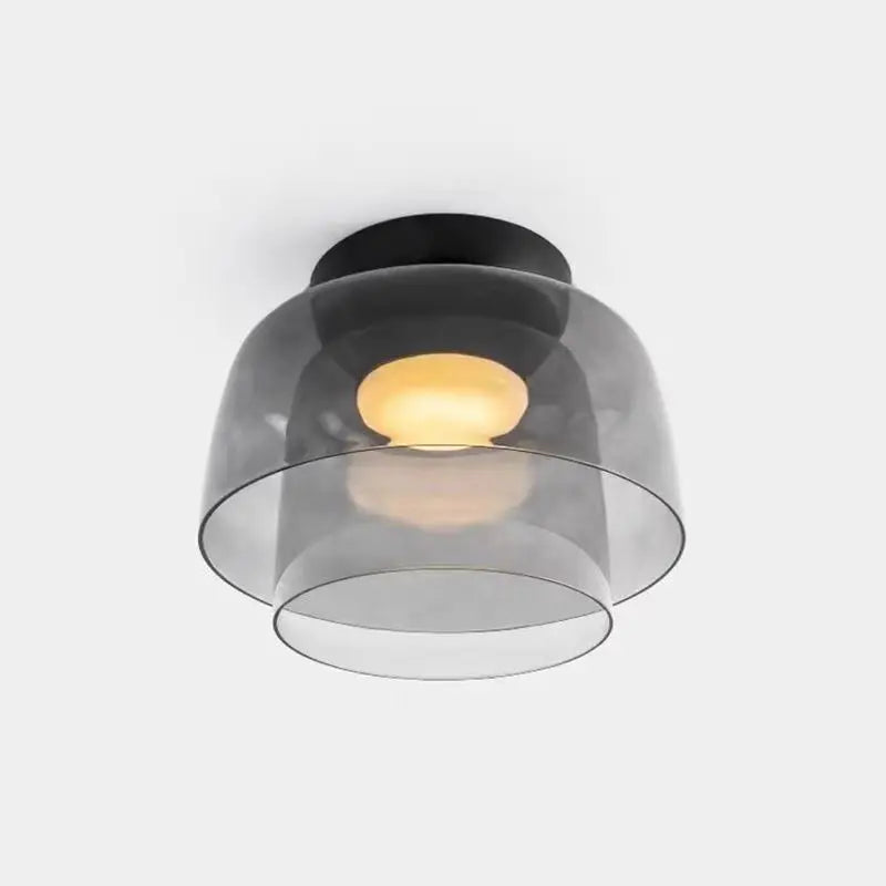 Afralia™ Glass Ceiling Chandelier - Luxury Nordic LED Ceiling Lamp