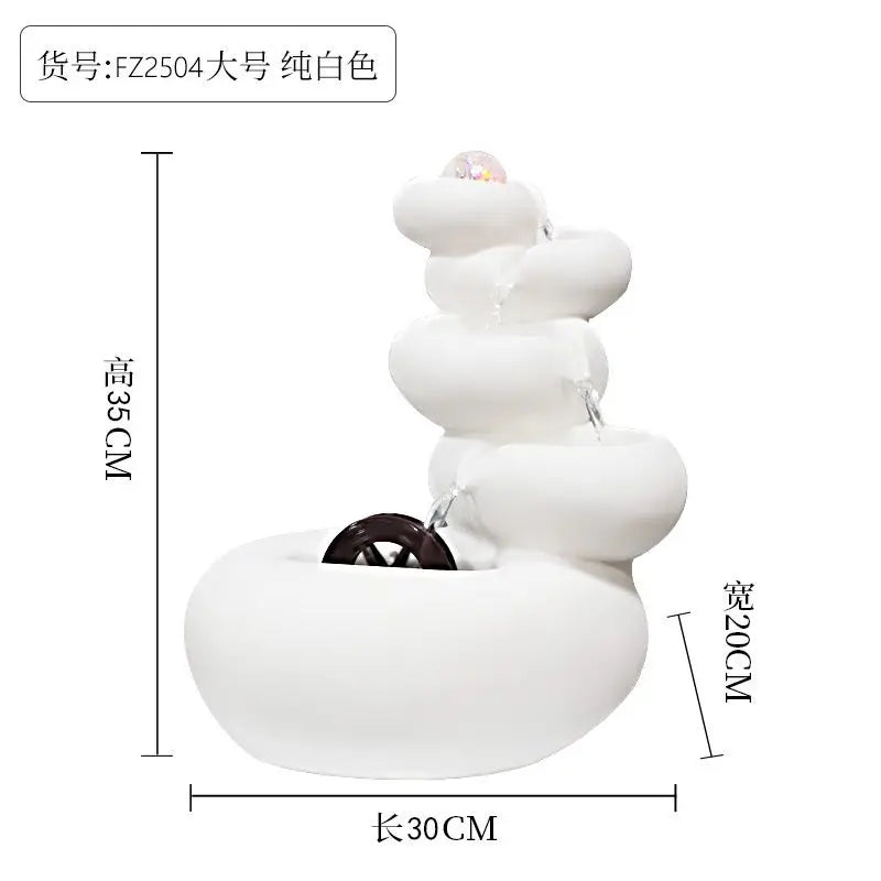 Afralia™ Circulating Water Fountain for Living Room and Entrance Hall Decoration