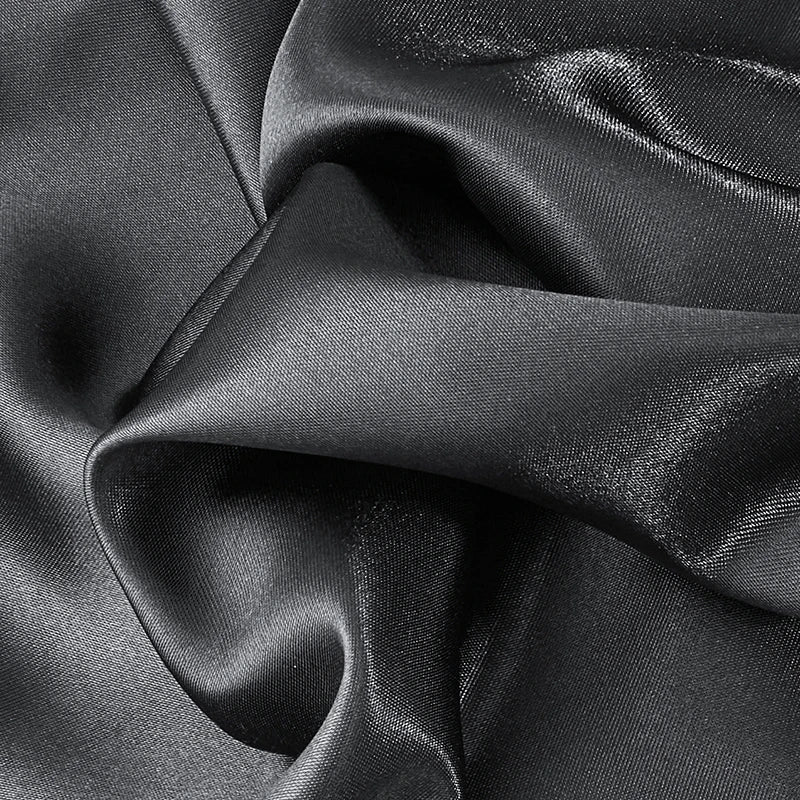 Afralia™ Imitation Silk Elastic Band Pillowcase Queen King Size Smooth Satin Luxury Bedding