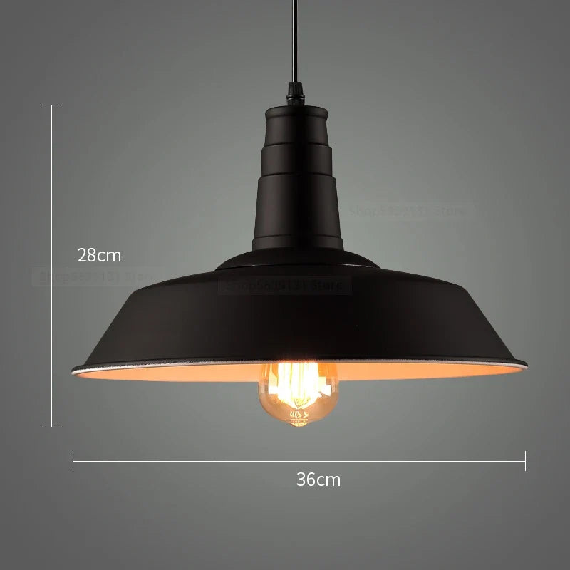 Afralia™ Retro Pendant Lights: Vintage Industrial Style for Home, Cafe & Office