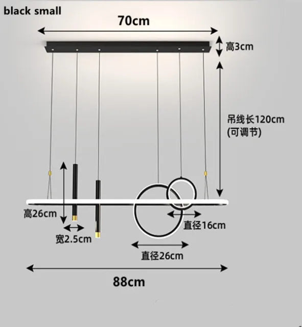 Afralia™ Scandinavian Style LED Pendant Lights for Home Decoration and Indoor Lighting.