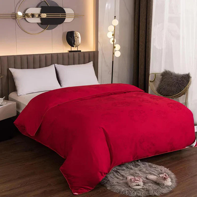 Afralia™ Mulberry Silk Quilt with Bamboo Fiber Cover