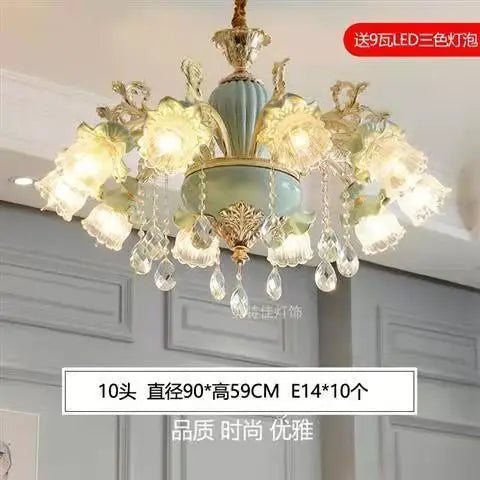 Afralia™ Crystal Chandelier: Modern Nordic Bedroom Living Room Lighting Home Decor