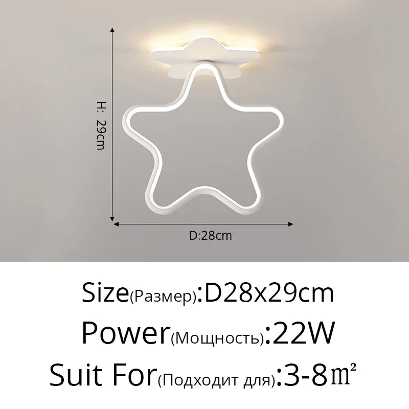 Afralia™ Heart Ceiling Light: Modern Hallway Aisle Entryway Lighting Fixture