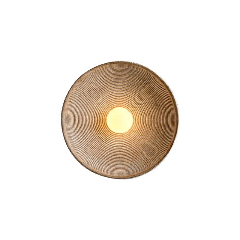 Afralia™ Japanese Wall Lamp Retro Bedroom Bedside Light Wabi Sabi Art Decor