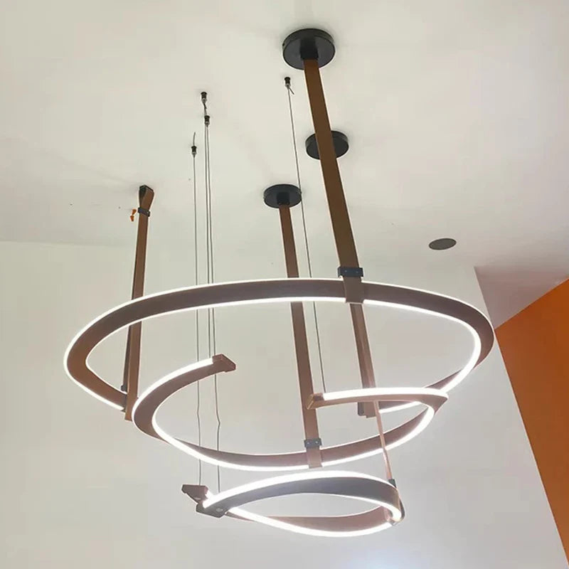 Afralia™ Modern LED Pendant Light Chandelier for Living and Dining Room Decor