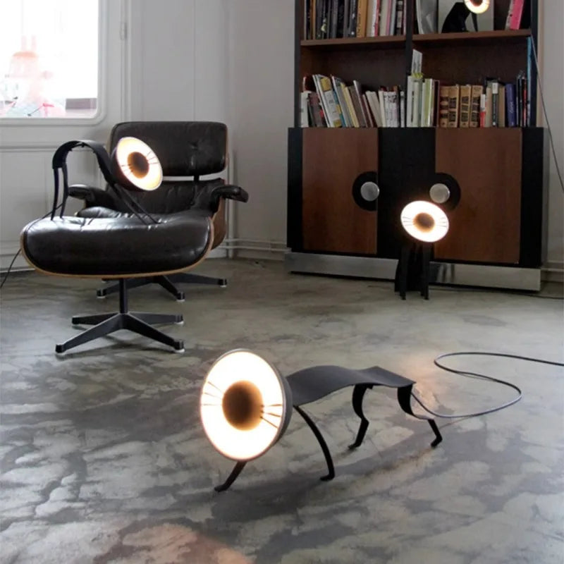 Afralia™ Nordic Iron Cat Table Lamp LED Living Room Bedroom Home Decor