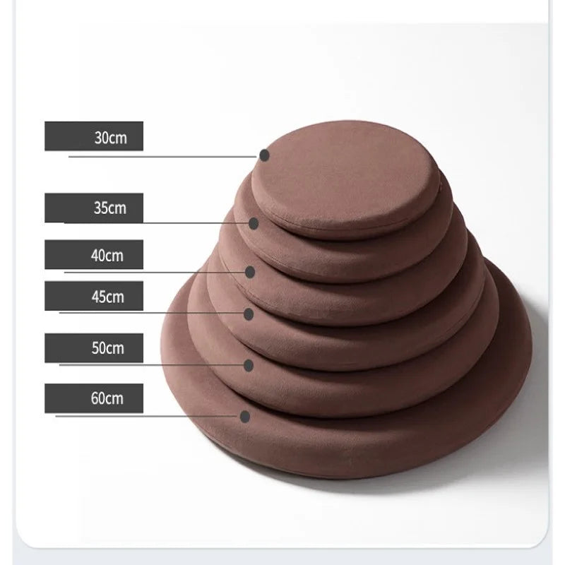 Afralia™ Memory Foam Round Seat Cushion for Chair Comfort and Support