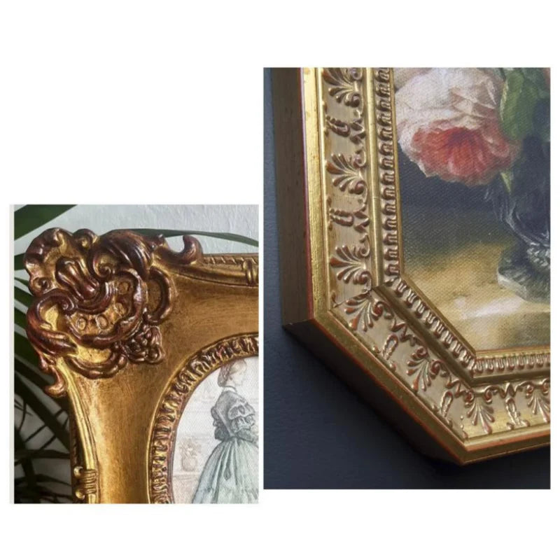 Afralia™ French Vintage Cupid Decorative Painting Set for Living Room Wall Decor