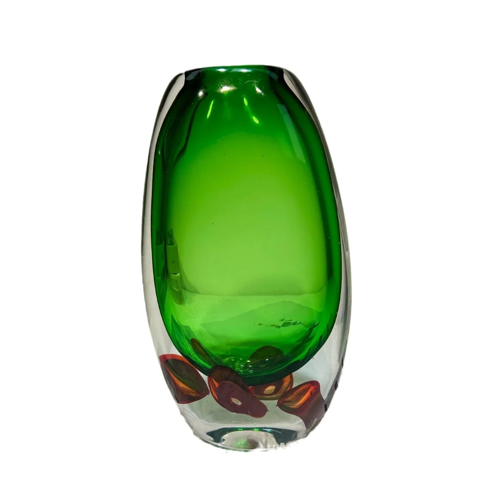 Afralia™ Clear Fruit Tray Vase: Double Color Transparent Terrarium for Home Decor