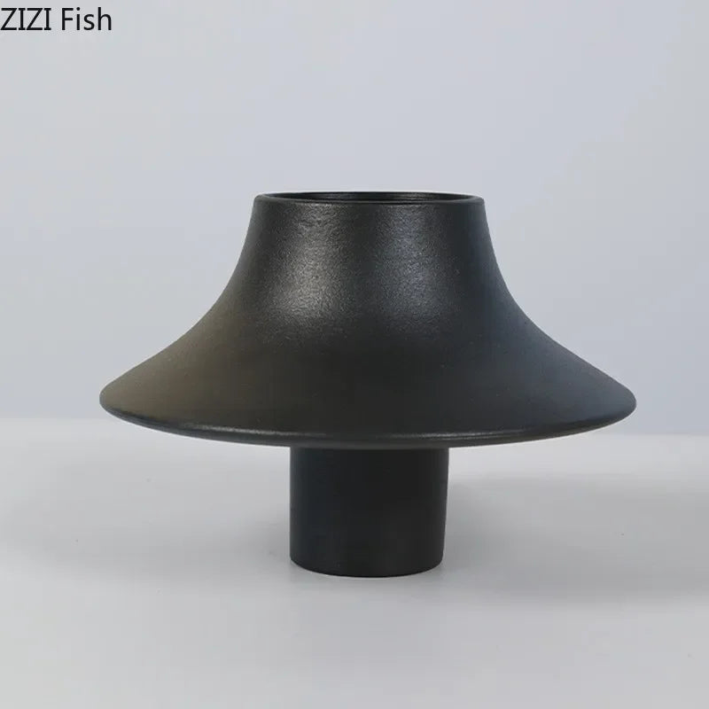 Afralia™ Ceramic Vase: Elegant Flower Arrangement for Desktop Decor Aesthetic