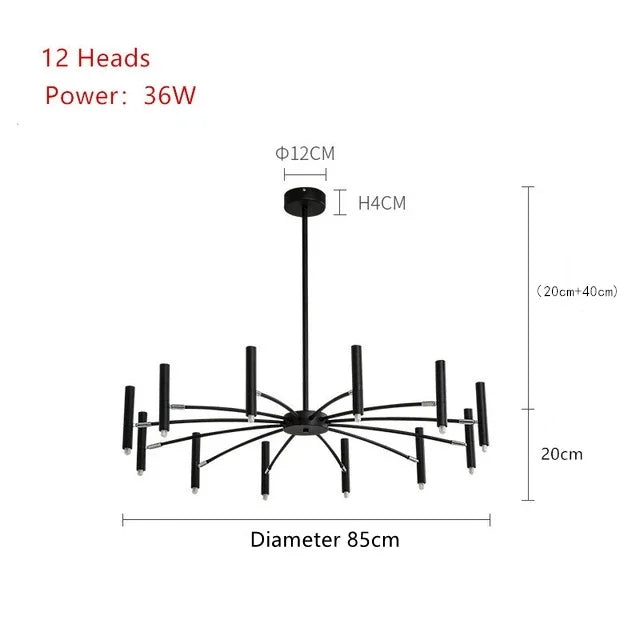 Afralia™ Art Pendant Chandelier - Nordic LED Indoor Lighting Fixture