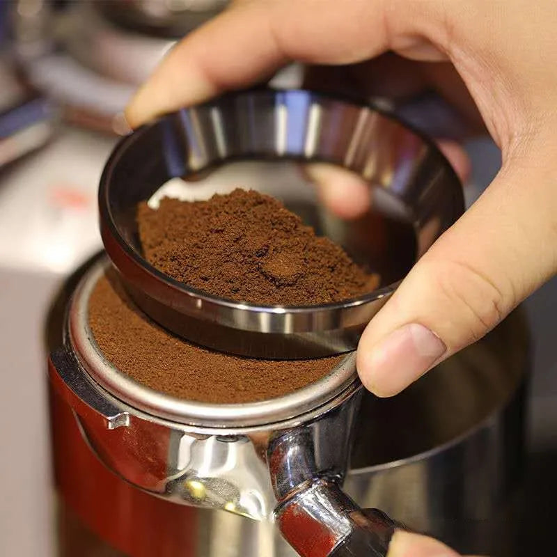 Afralia™ Magnetic Coffee Filter Ring for Portafilters | Espresso Dosing Tool for 51/53/58mm Coffee Grounds