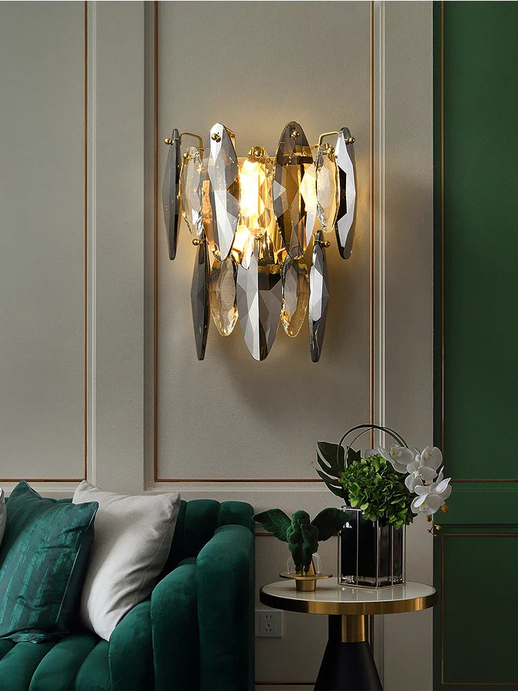 Afralia™ Crystal Chandelier: Elegant Ceiling Hanging Light for Living Room & Dining Table