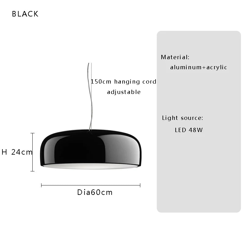Afralia™ Italian Minimalist Round LED Ceiling Lamp Black White Bedroom Light