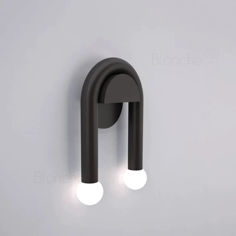 Afralia™ Nordic U Shape Wall Lights | LED Sconces for Bedroom Living Room Corridor