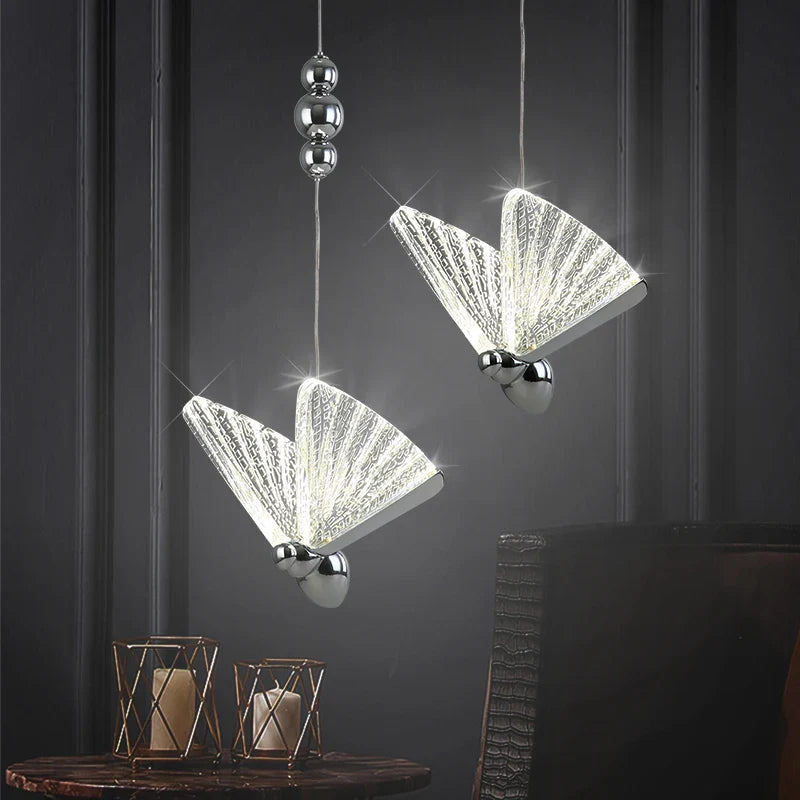 Afralia™ Butterfly Led Pendant Lights for Bedside Living Dining Room Kitchen