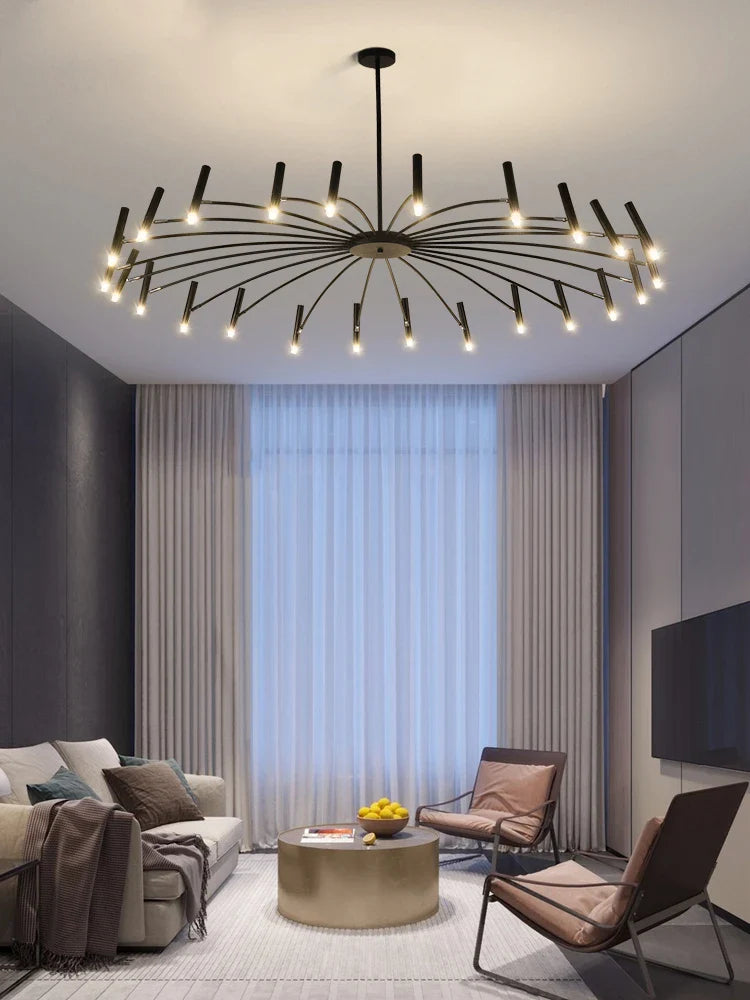 Nordic Villa Chandelier Pendant Lights for Home Decor by Afralia™