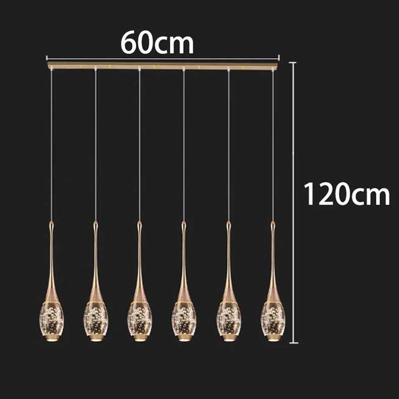Afralia™ LED Chandelier Modern Dining Room Ceiling Light