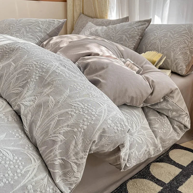 Afralia™ Cotton Three-Layer 3Pcs Bedding Set - Soft, Breathable, and Comfortable