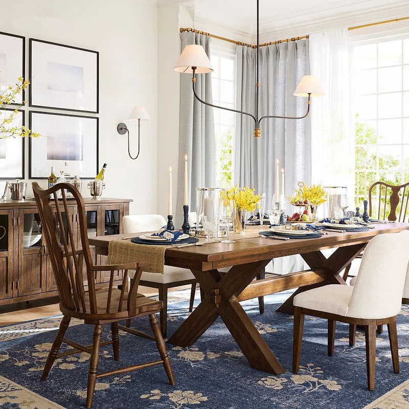 Midcentury Chandelier Minimalist Wrought Iron Light Afralia™ Black Gold Lights