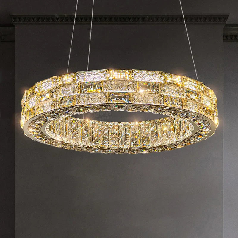 Afralia™ Crystal Pendant Chandelier - Postmodern Nordic Luxury Lighting Fixtures