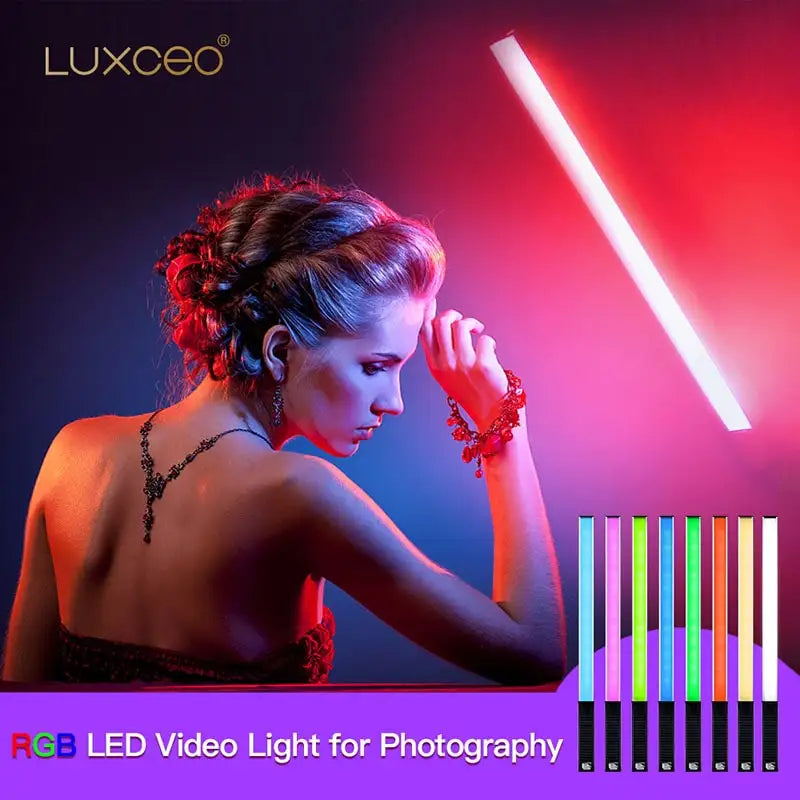 Afralia™ RGB LED Light Wand 3000K-6000K CRI 95+ for Vlog Studio Photography