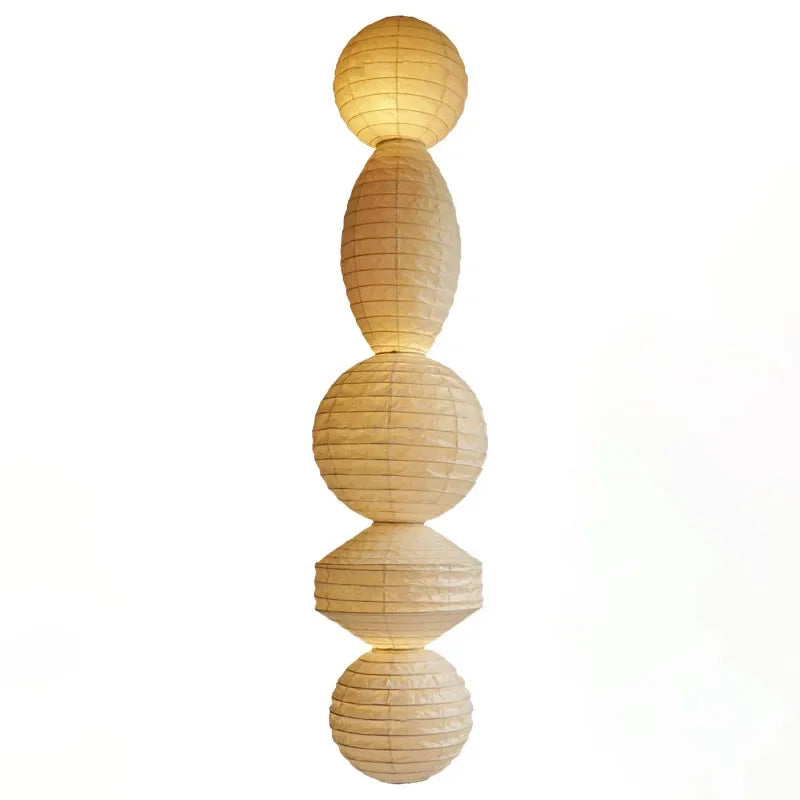 Afralia™ Mabel Pendant Lights LED E27 Rice Paper Hanging Lamp for Home Decor
