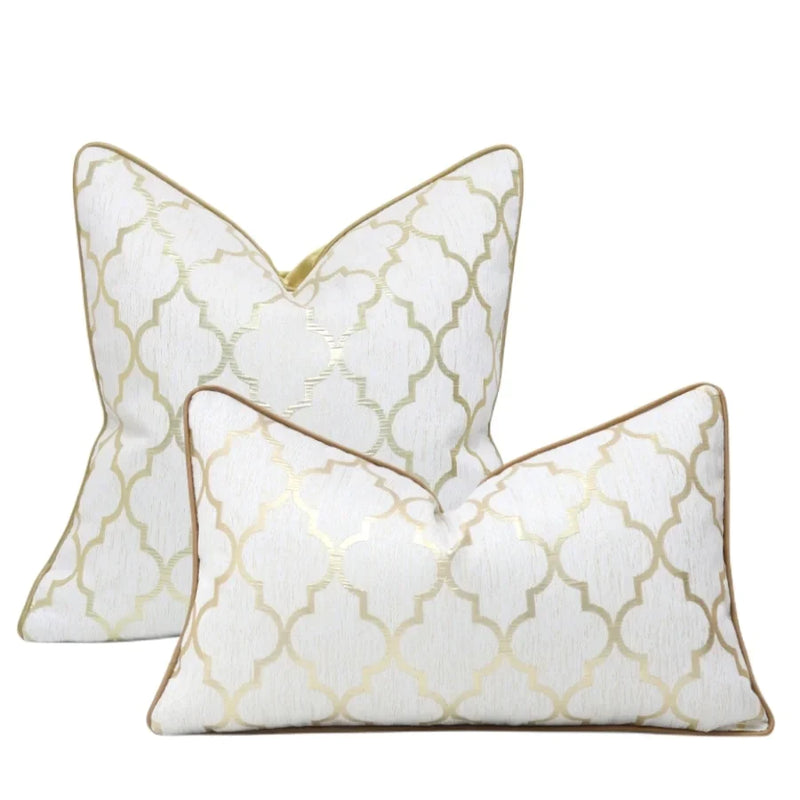 Afralia™ Jacquard Luxury Cushion Cover for Livingroom Bedroom Sofa Decor Pillowcase