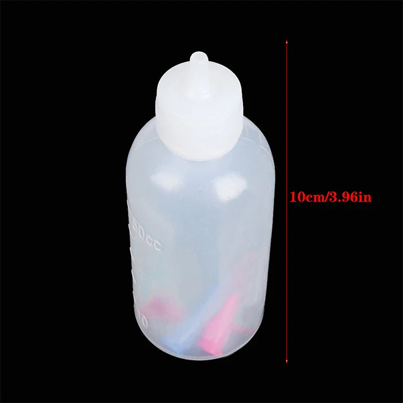 Afralia™ Cake Decor Squeeze Bottles Set with Nozzles - 50ML