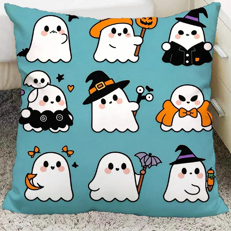 Afralia™ Halloween Plush Cartoon Pillow for Living Room and Bedroom, Festive Decoration