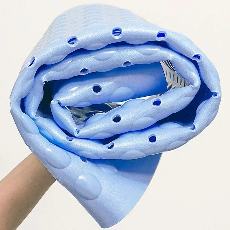 Afralia™ Large Non-Toxic Non-Slip Bath Mat with Suction Cups for Safety and Comfort