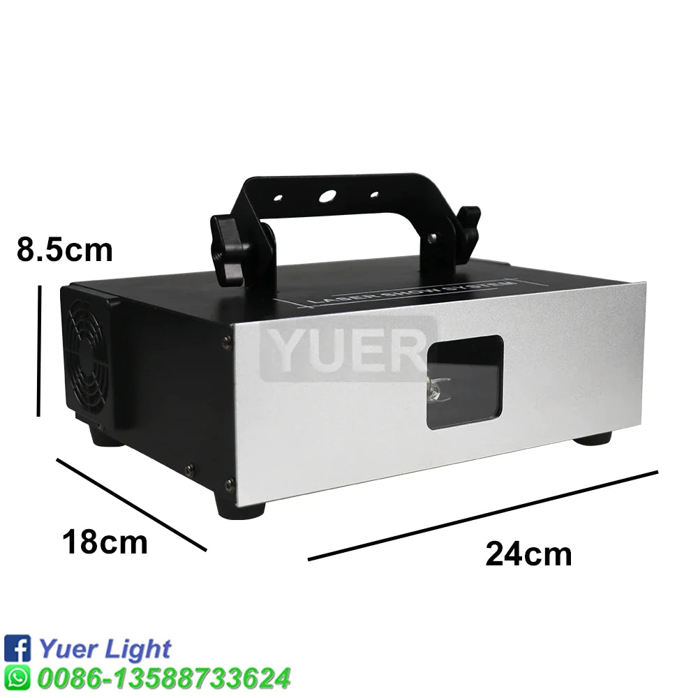 Afralia™ RGB 1W Laser Projector Stage Light Show DMX512 DJ Disco Bar Club Party