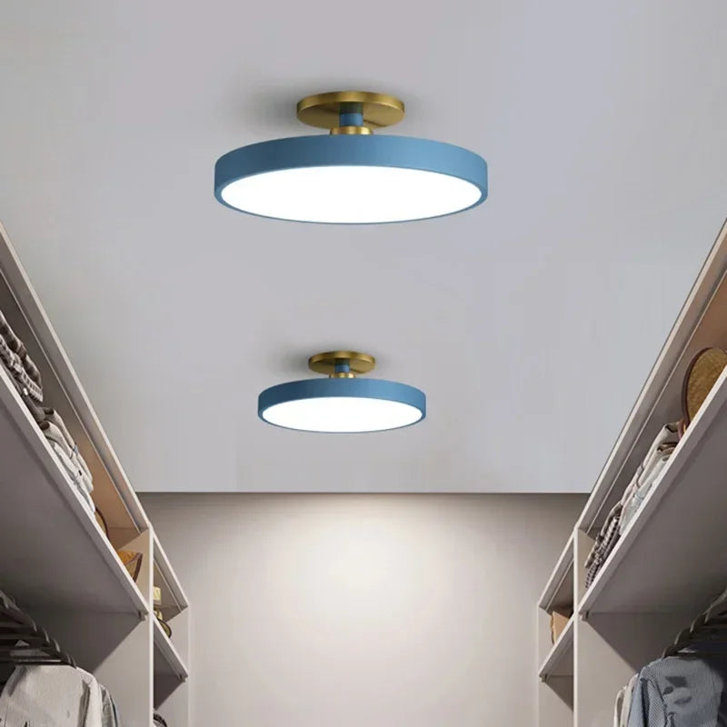 Afralia™ Modern Macaron Ceiling Chandelier - LED Ceiling Lights for Contemporary Indoor Lighting