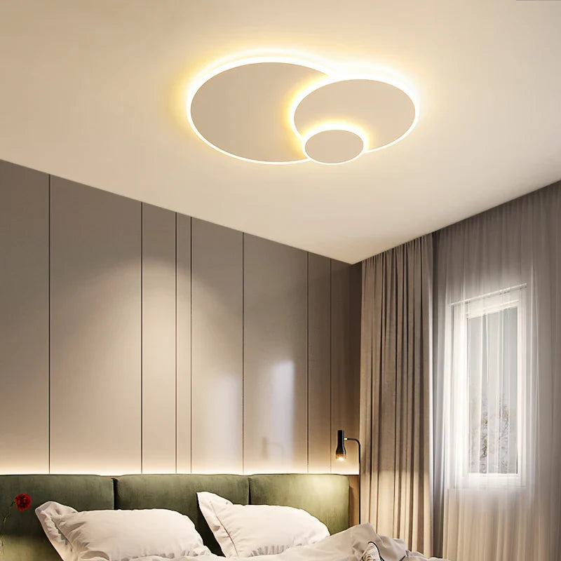 Afralia™ Modern LED Chandelier Light for Living Dining Room Bedroom Kitchen Indoor Lighting