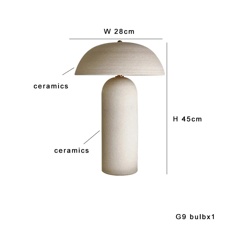 Afralia™ Vintage Yellow Stone Table Lamp - Touch Control Dimmable Light