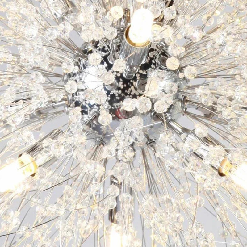 Afralia™ Dandelion Chandelier LED Pendant Lamp for Dining Room Bedroom Shops