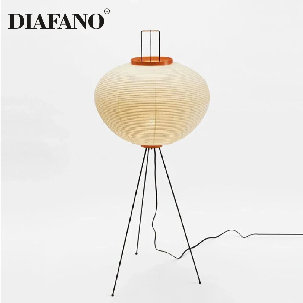 Afralia™ Japanese Style Paper Floor Lamp for Home Décor and Lighting