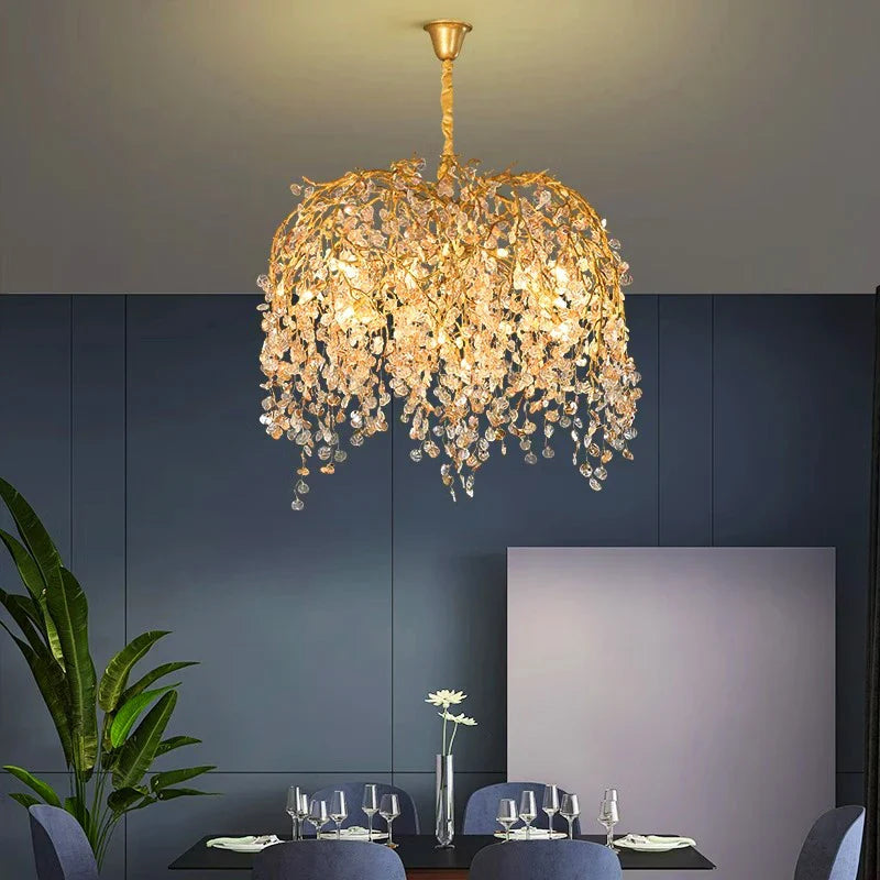 Afralia™ Modern Indoor Pendant Lights LED Chandelier for Dining Room