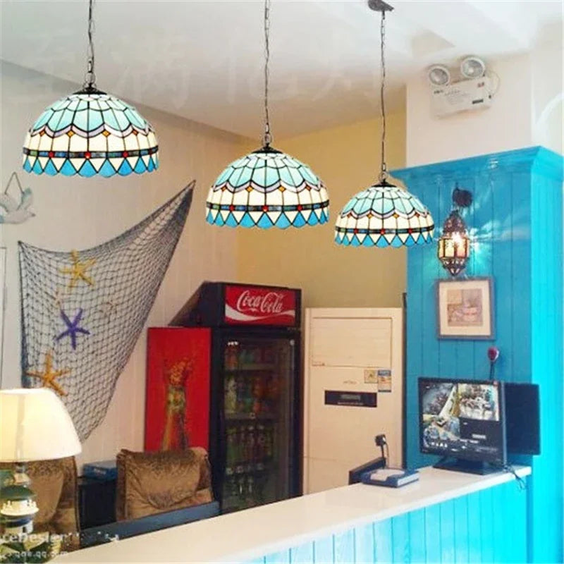 Afralia™ Nordic Glass Pendant Lights Modern LED Dining Room Hanging Lamp