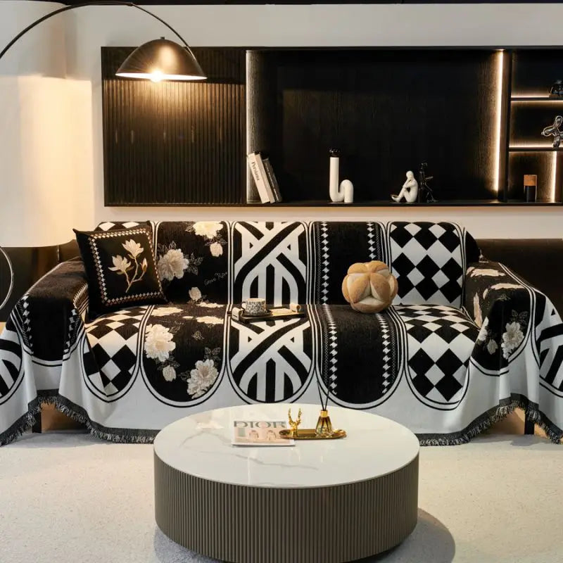 Afralia™ Chenille Sofa Cover: Thickened Slipcover Blanket for Full Couch Protection