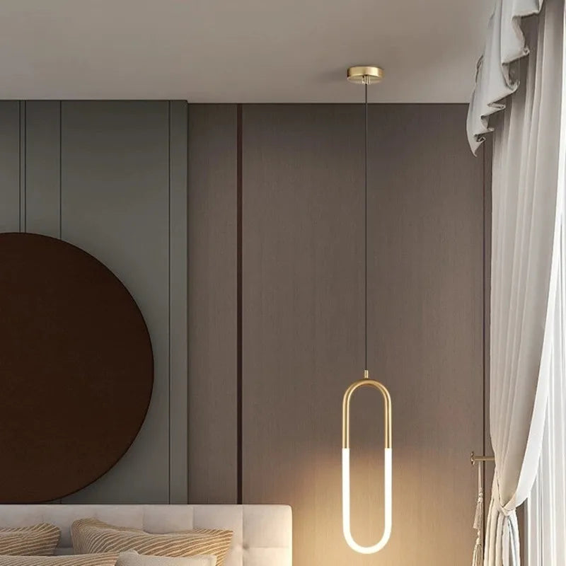 Afralia™ LED Pendant Lights: Modern Indoor Lighting for Bedroom & Living Room