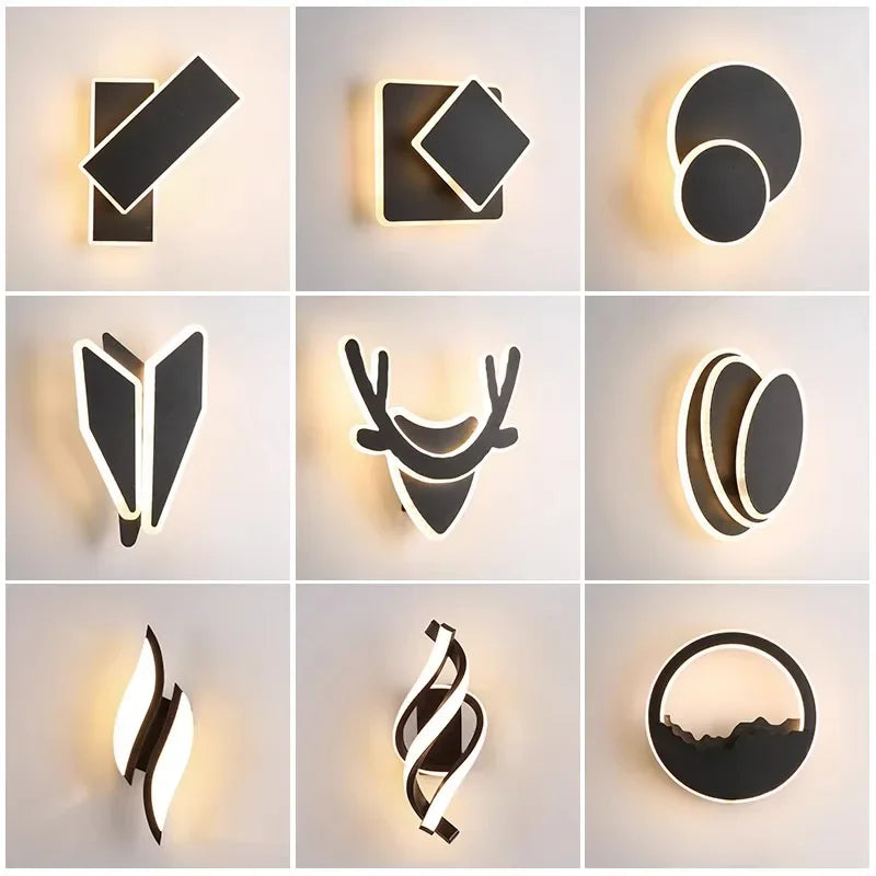 Afralia™ Minimalist Rotating Wall Sconce for Bedroom, Living Room, and Aisle