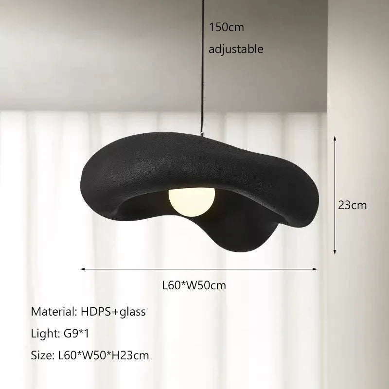 Afralia™ Nordic Wabi Sabi LED Pendant Chandelier for Dining Room and Bar