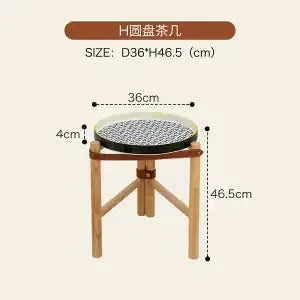 Afralia™ Nordic Ceramic Tray Tea Table Living Room Sofa Side Table