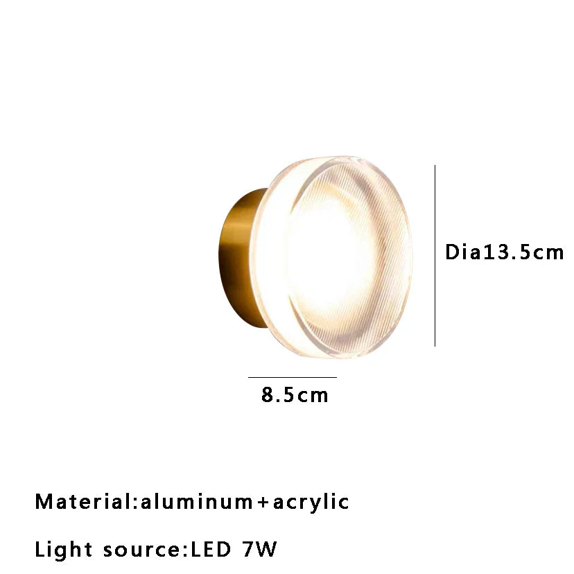 Afralia™ Crystal Glass Wall Sconce Lamps for Stylish Living Room and Bedroom Lighting