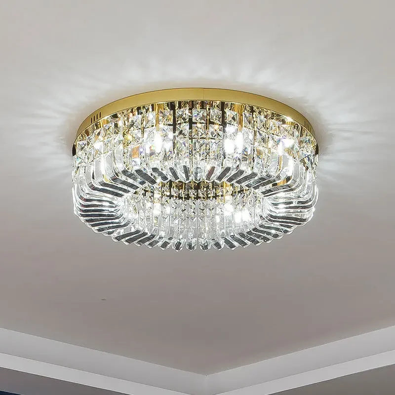 Afralia™ Crystal Ceiling Chandelier: Luxury LED Pendant Light for Elegant Interiors