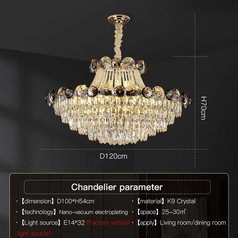 Afralia™ Crystal Chandelier: Modern Nordic Luxury for Living Room, Dining Room, Bedroom