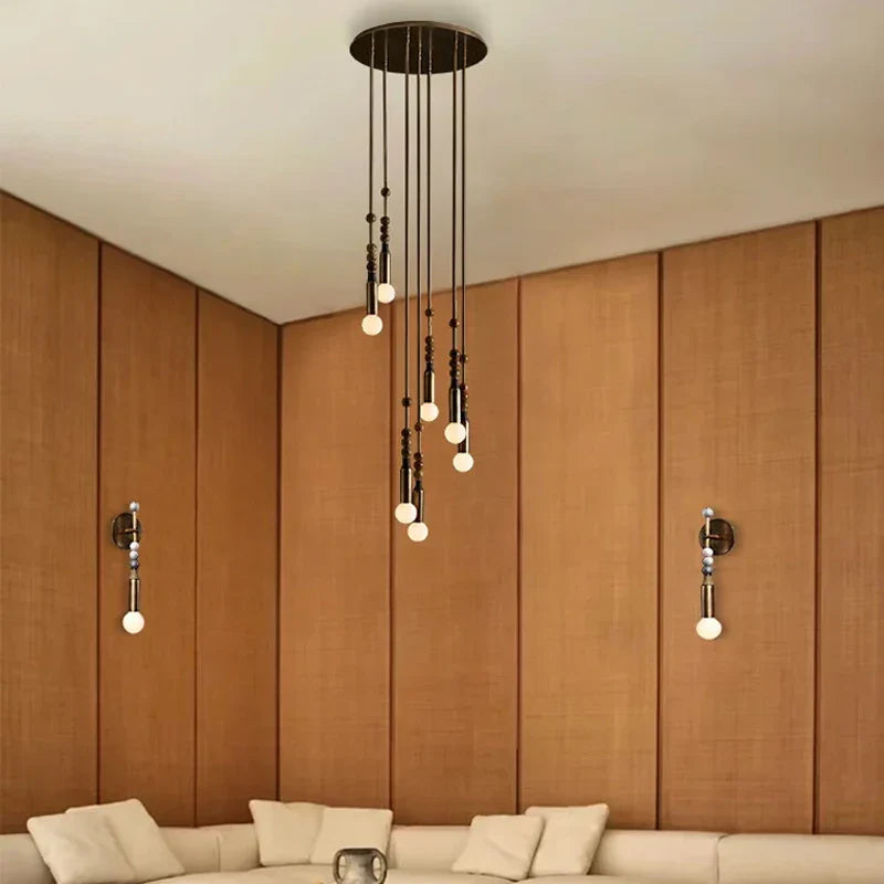 Afralia™ Bronze Marble Copper Wall Lamp for Artistic Indoor Lighting